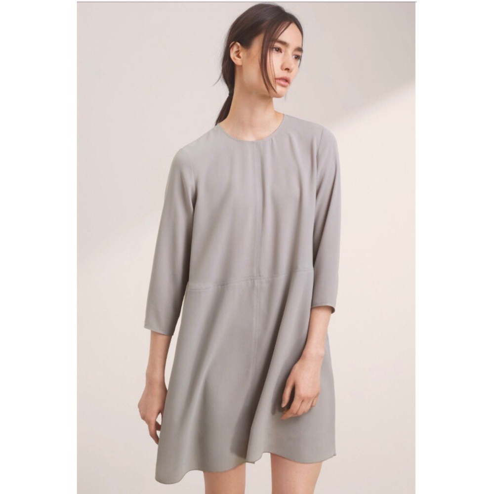 Wilfred Free (Aritzia) Myosotis Dress - Shark Grey